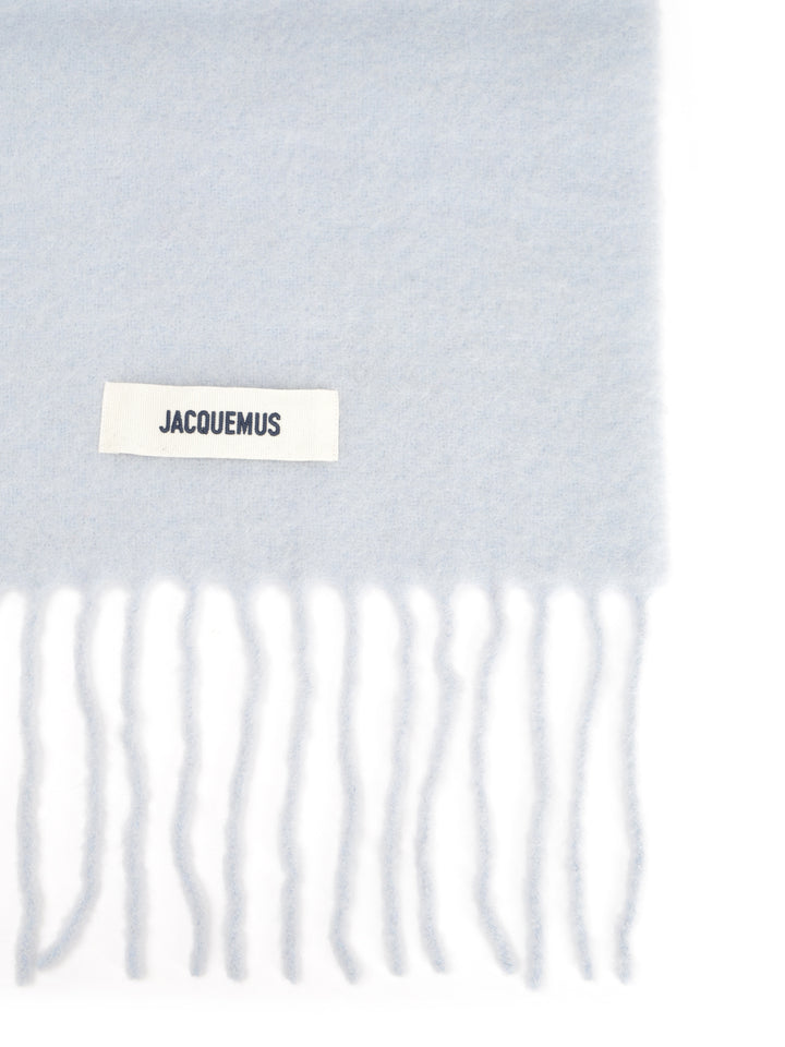 Jacquemus Wool Blend Scarf Scarves And Foulards - Violet | c19270f04264044bb28f70c0b7d48054112d2bfa