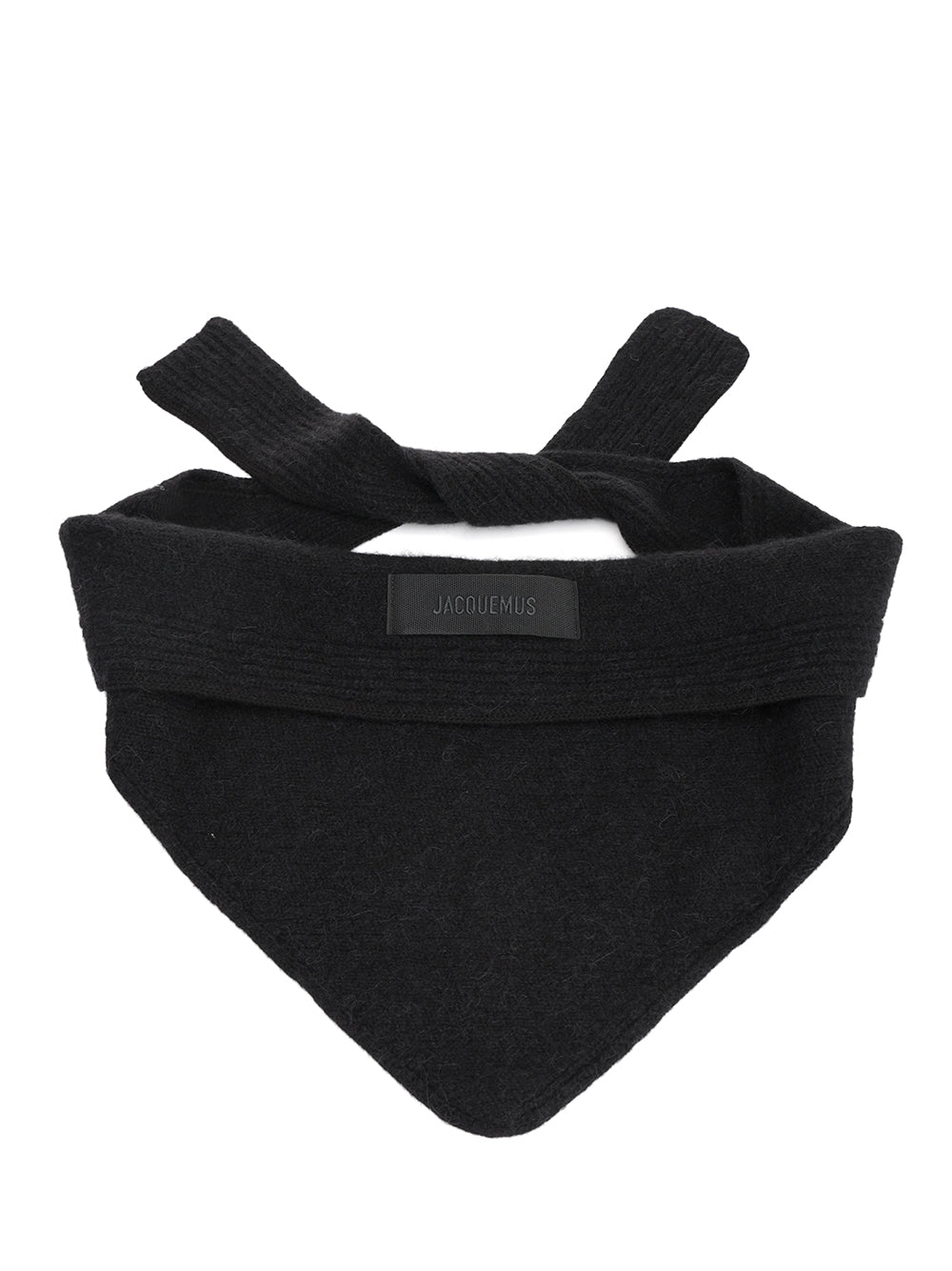 Jacquemus Gros Grain Scarves And Foulards - Black | e5951b41ba30c2226410292c327f2a82c9a7be60