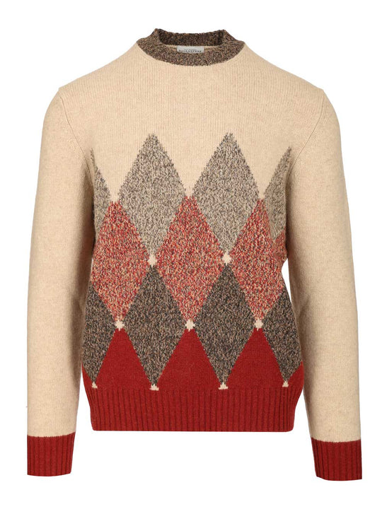 Diamond Sweater Knitwear Multicolor