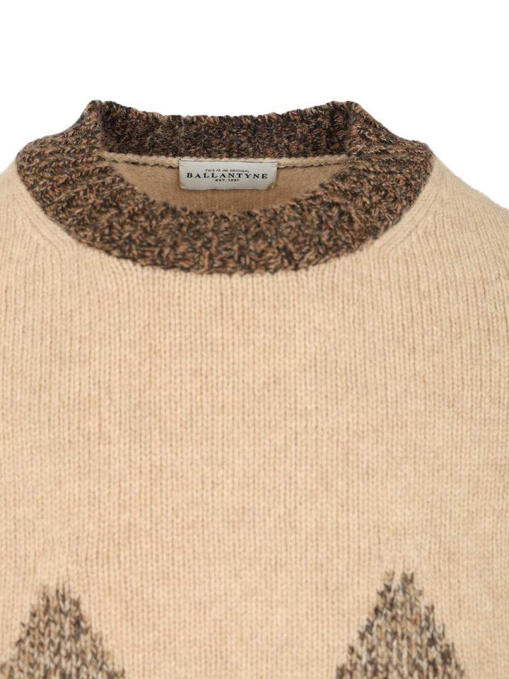 Ballantyne Diamond Sweater Knitwear - Multicolor | 56c9e3b6c716a6434e3e0e66a24eb30988b245ec