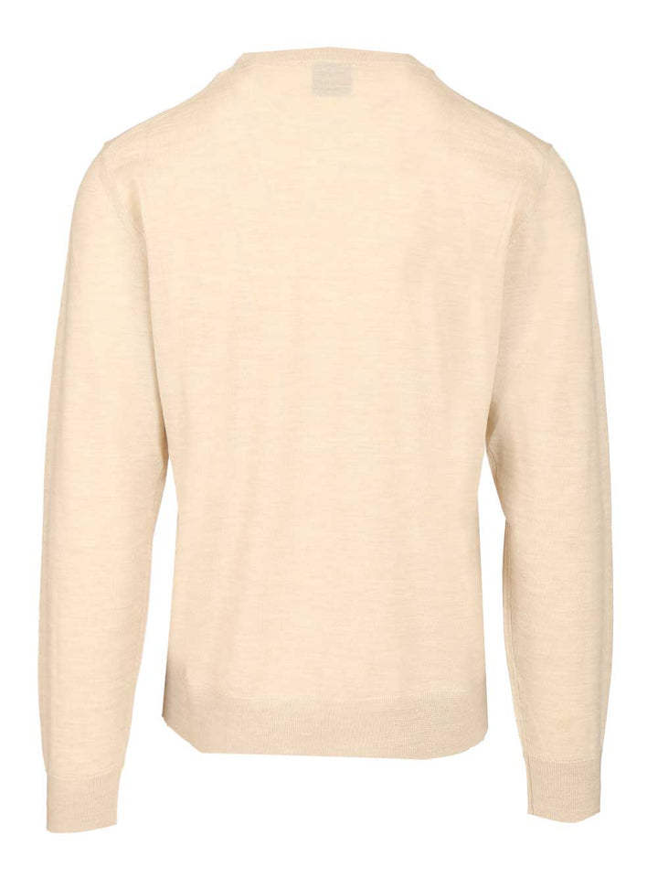Ballantyne Crew Neck Sweater Knitwear - White | 3df21065338bcc10ab644de148cf1fb16a0946c1