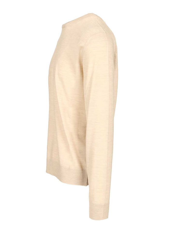 Ballantyne Crew Neck Sweater Knitwear - White | 9dfe2e424c395b5863bb695a260a32bbefc97cd3