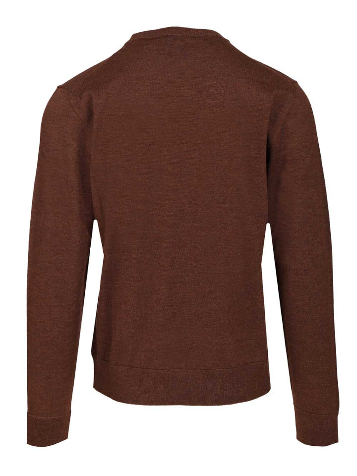 Ballantyne Crew Neck Sweater Knitwear - Brown | d060010da5e54152e339c11e21c892370bd98e7c