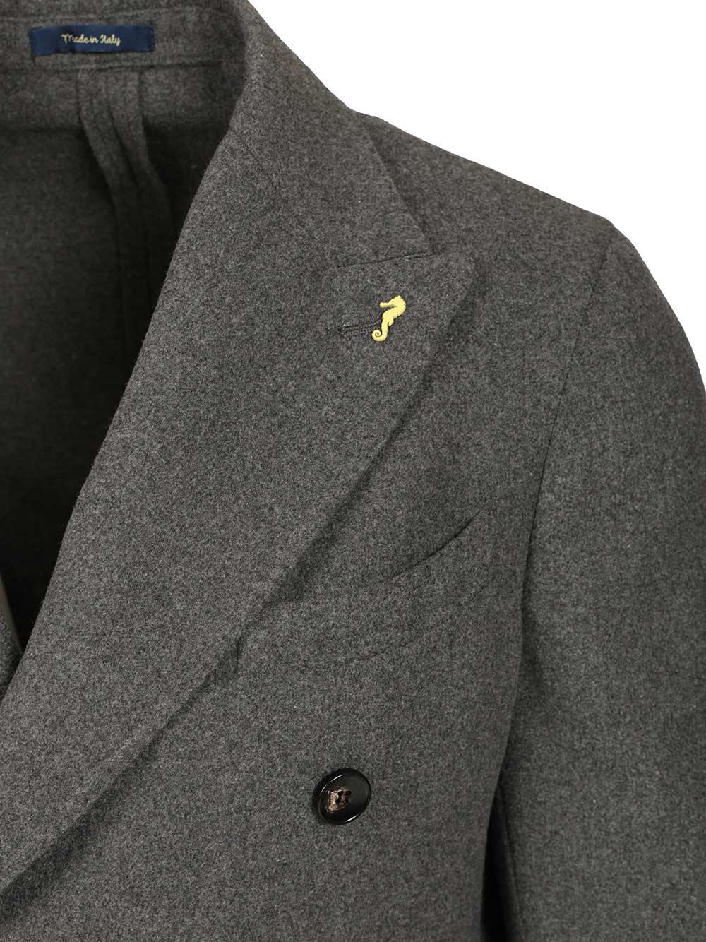 Guarinucci Unlined Double-Breasted Blazer Jackets - Grey | 4bd8de3284d4ebf00e12822c4f1b25294c27148e