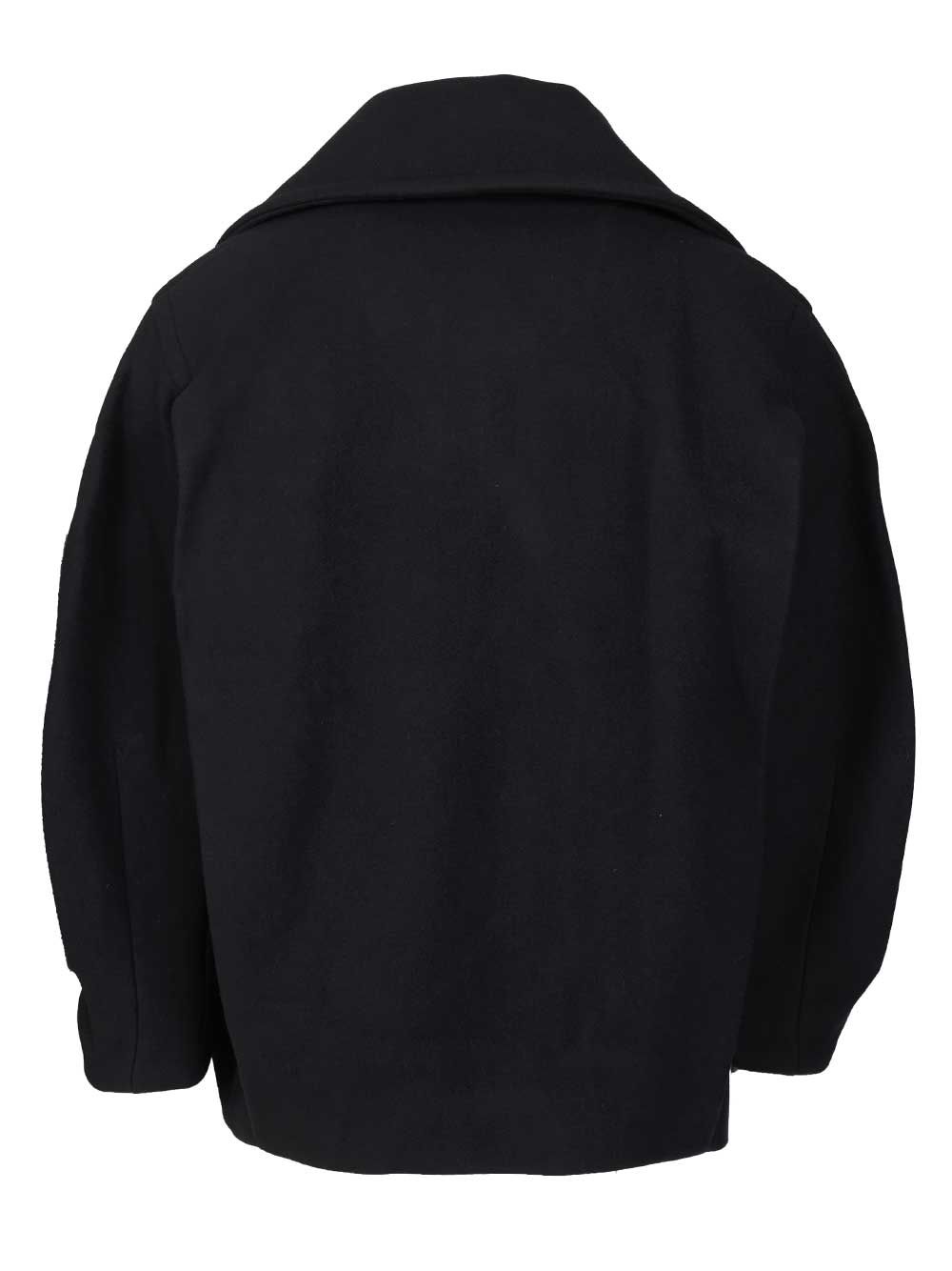 Jacquemus Ovalo Caban Coats - Blue | bd1822c95dcf8e373345cea44f9a710b50f4456b