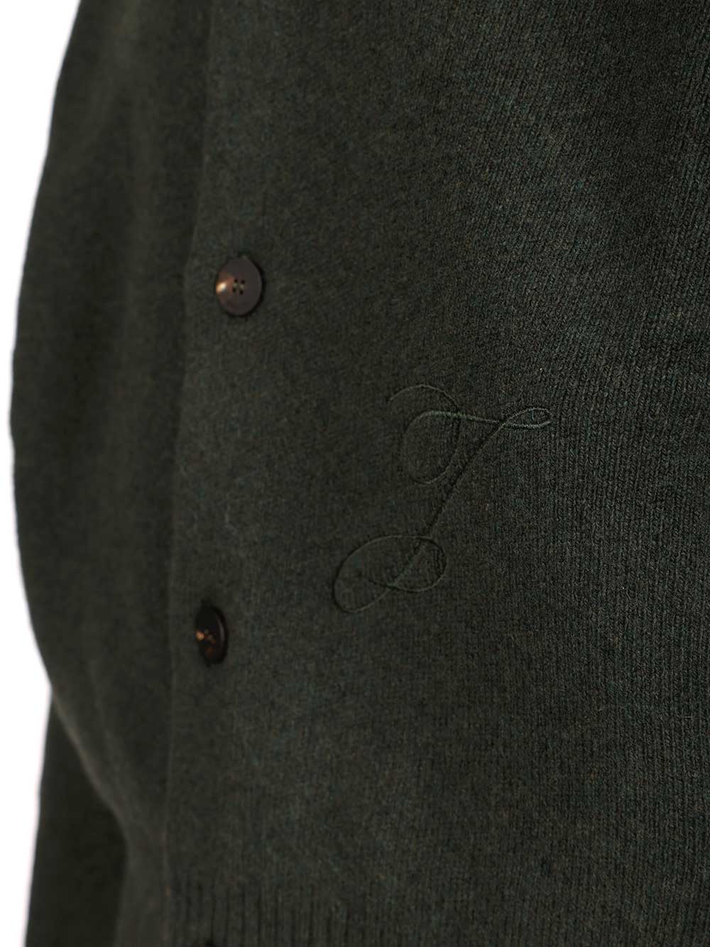 Jacquemus Pallone Cardigan Knitwear - Green | e1e432ba1fafa95bd009549c7013365b755e5f22