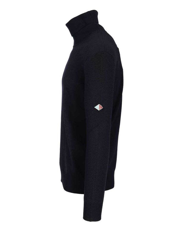 Bottega Veneta Navy Blue Wool Turtleneck Sweater Knitwear - Blue | 3c0504ff4ba6bda2585579658de85edc7c4a9417