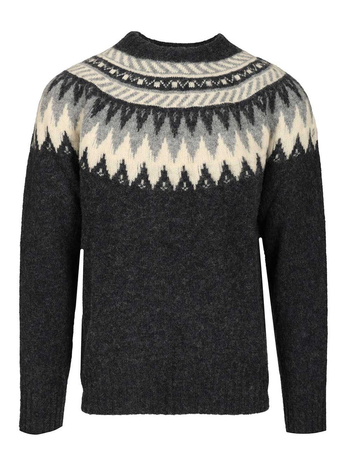 Howlin' Norwegian Sweater Knitwear - Grey | 1f499f3215d93e3b2581561215571e2dc59633b3