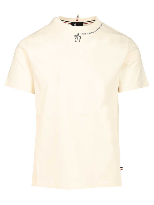 Crew Neck Cotton T-Shirt White