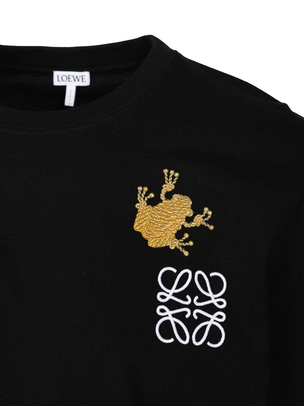 Loewe Cotton T-Shirt - Black | 1dd349f611ab43de1ed0668a9a73f4018da5dd0b