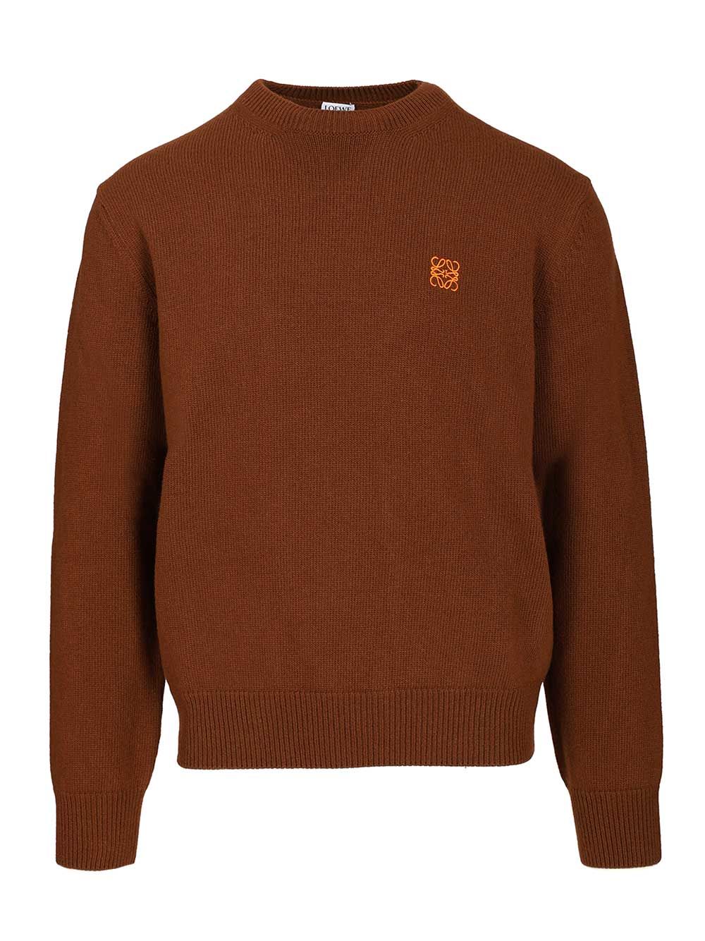 Loewe Wool Sweater Knitwear - Brown | 63e4eb3f57153a885add463b5592c12999c7aa39