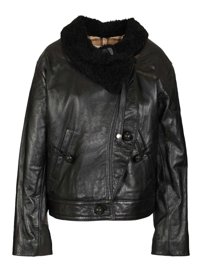 Isabel Marant Briyana Leather Jacket Jackets - Black | 3ef68846bebb49b8fd86dddabf61550ede529304