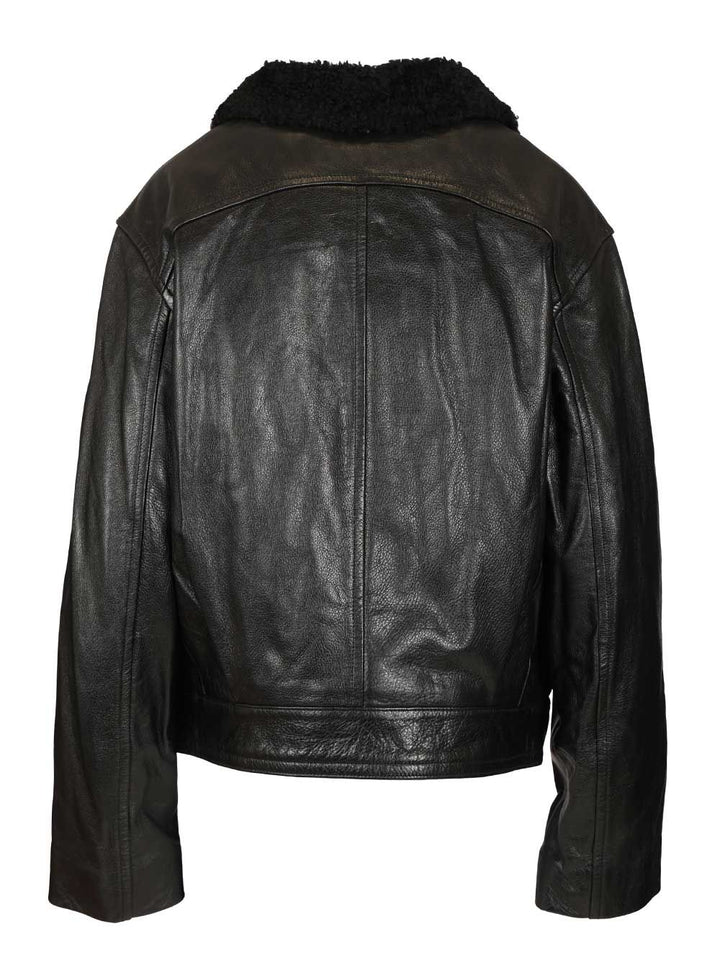 Isabel Marant Briyana Leather Jacket Jackets - Black | ddc9104b5ef7864d9c3f59a43f43d984c687c4d2