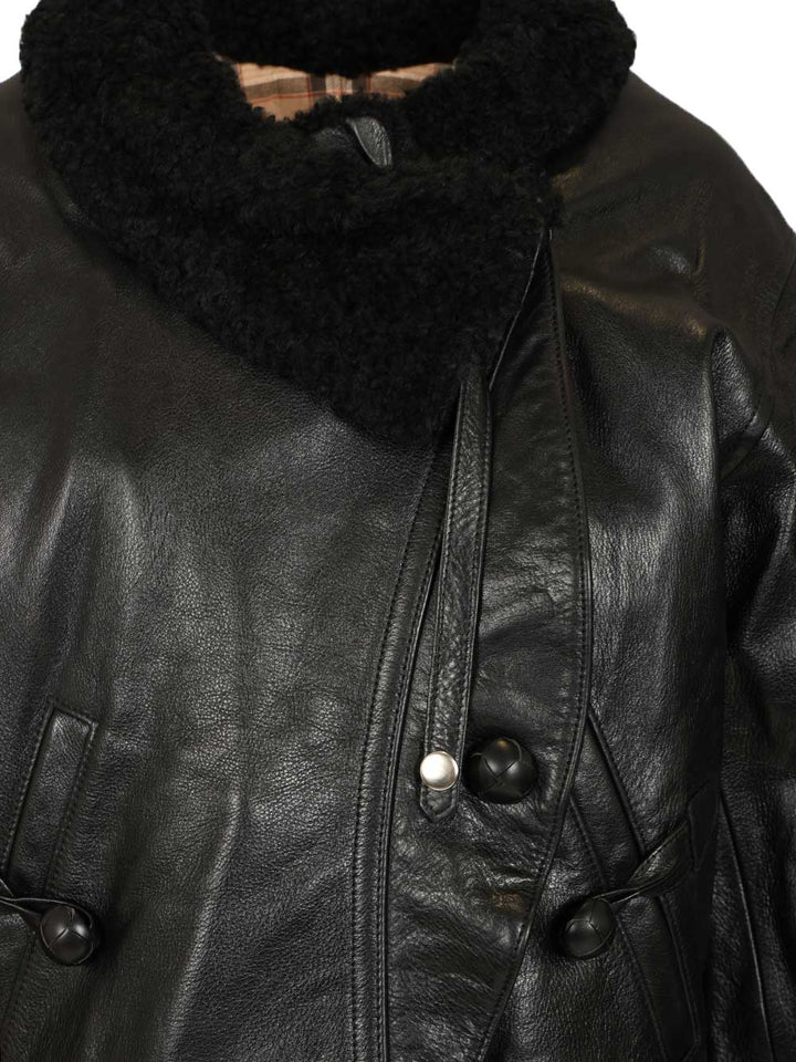 Isabel Marant Briyana Leather Jacket Jackets - Black | a013f7c9dffe73a6511c021720304ffafbbc15ed