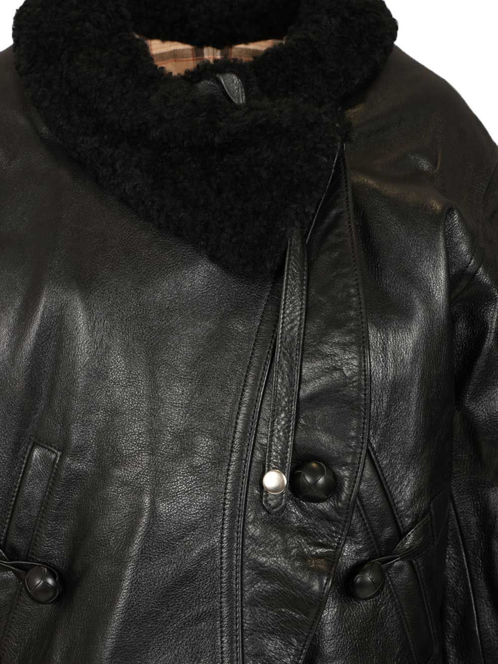 Isabel Marant Briyana Leather Jacket Jackets - Black | 80f0b3291534bcf1b459423408cb20a1a2e142f5