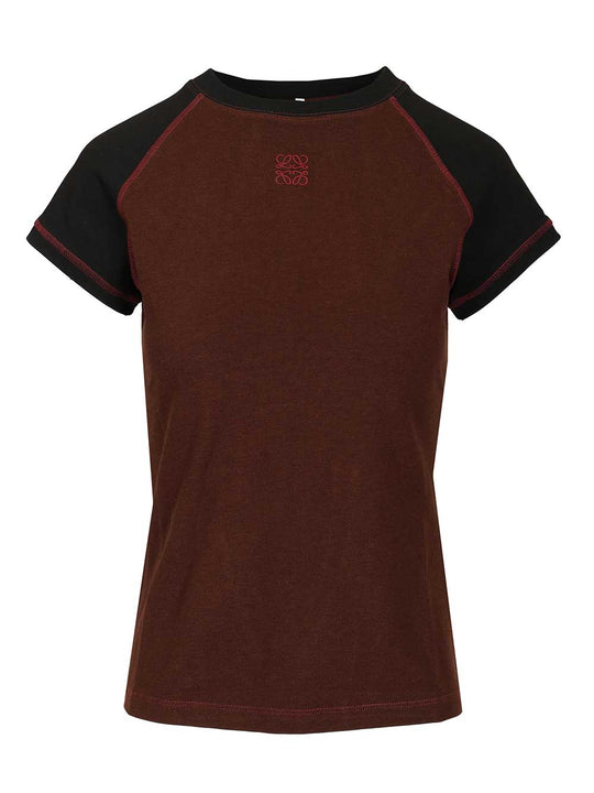 Stretch Cotton And Viscose Jersey T-Shirt Black