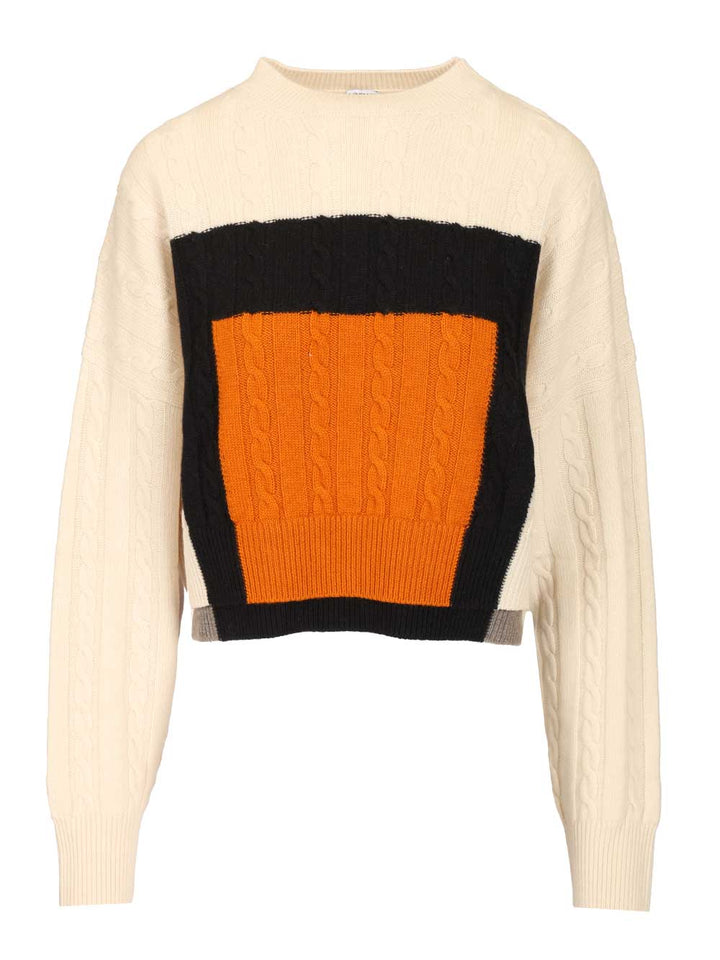 Loewe Textured Wool Sweater Knitwear - Multicolor | 38cf473d9c9200bbbbadaed0768601d6b0c0d73f
