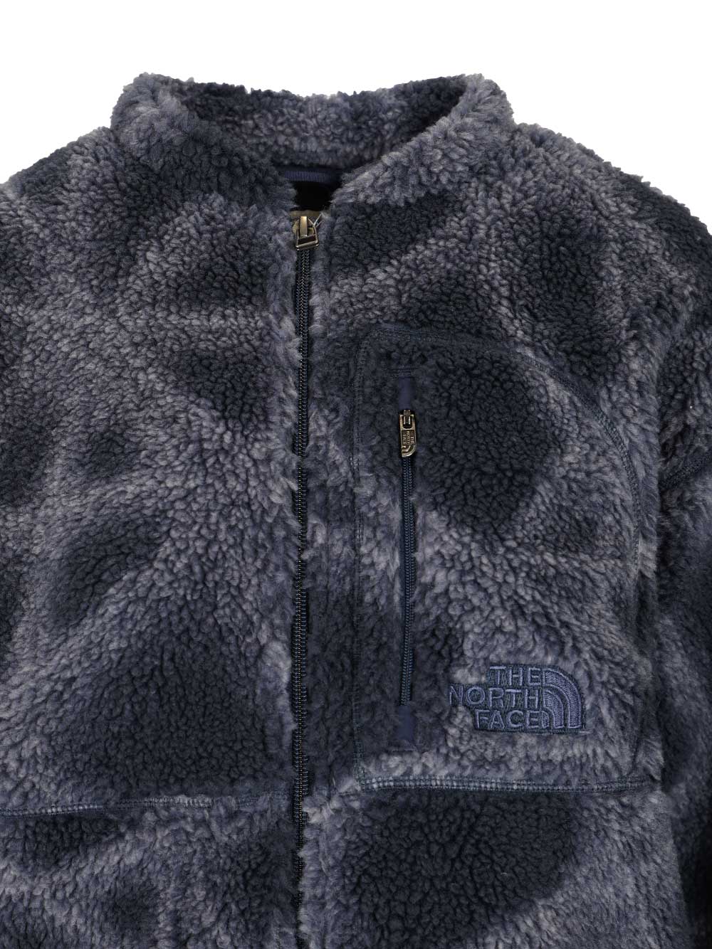 The North Face Full-Zip Fleece Extreme Knitwear - Blue | e1a03d4f59b0cdb427c4a5ae040c40bb9e59165a