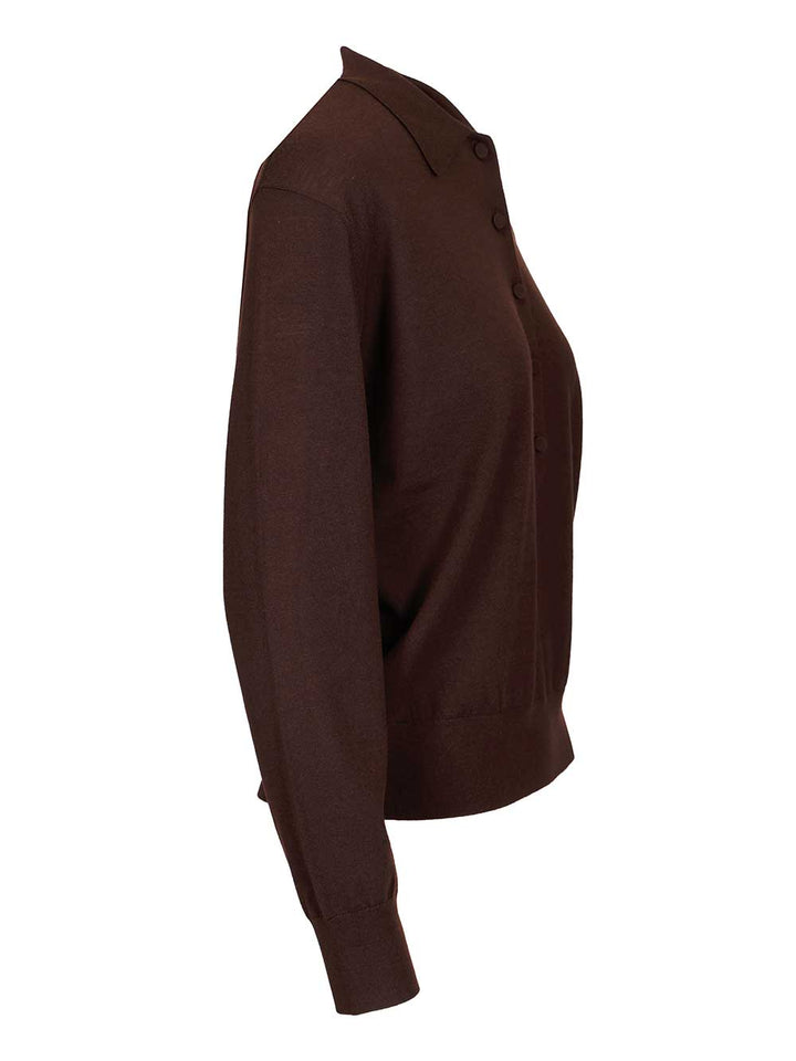 Dries Van Noten Polo Shirt Knitwear - Brown | 6db62ef99859bece04f9f815d9b543143a8c603c