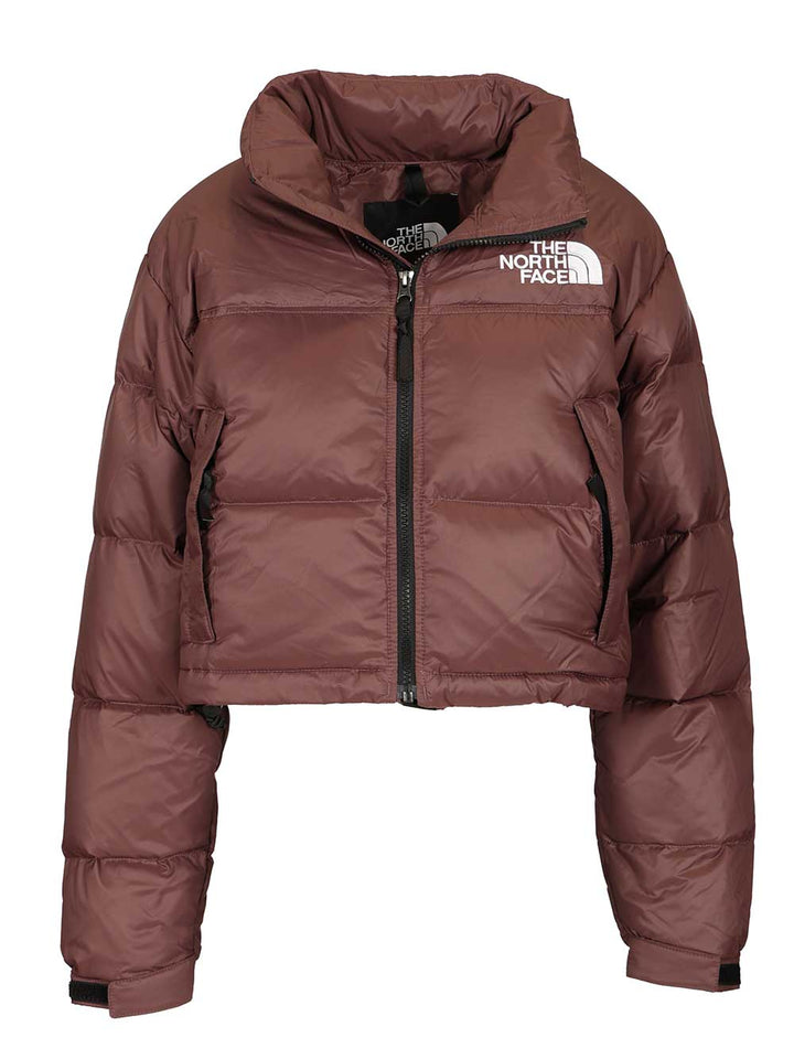 The North Face Nuptse Short Jacket Coats - Brown | d21e04a1e22fbb15b5c1400c662a2a6f735354a5