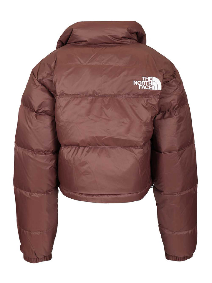 The North Face Nuptse Short Jacket Coats - Brown | 8aa3993b50a671e4fb384a47ab5c5cde33c59d7c