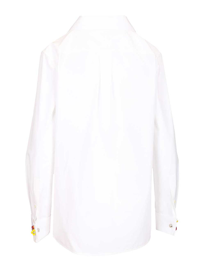 Loewe Cotton Poplin Shirt Shirts - White | 687aed4d156348e4efd76801c6b4c73abf6e5e46