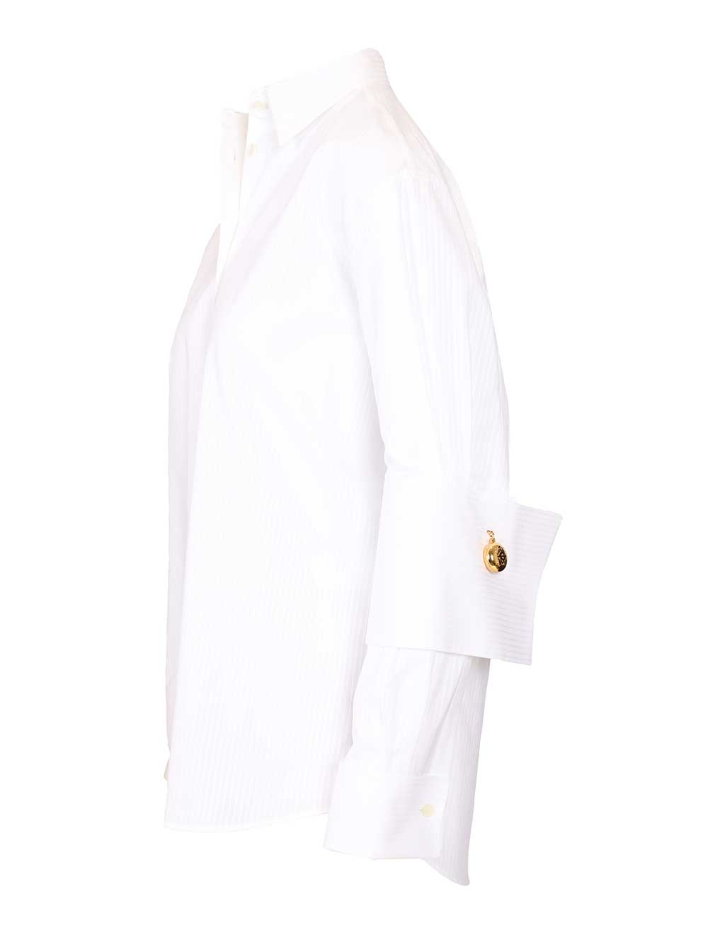 Loewe Cotton Shirt Shirts - White | 1b0adf51d8710bc0fb67e91a06c57b81a0f8038f