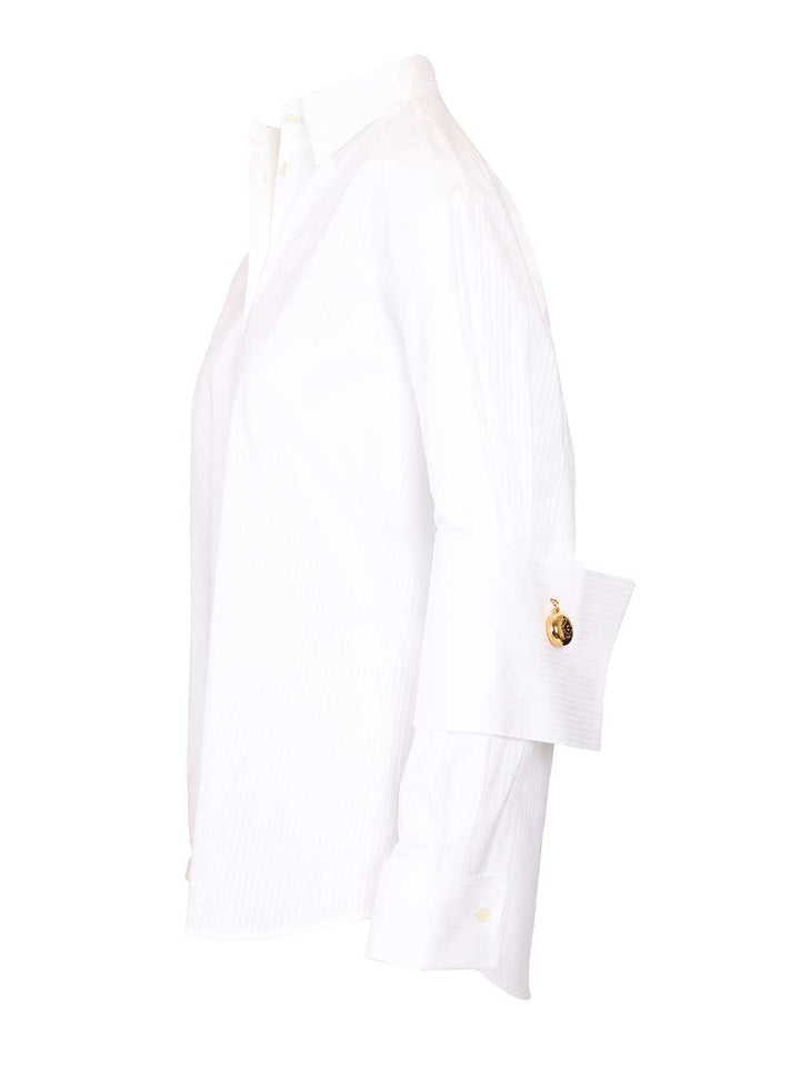 Loewe Cotton Shirt Shirts - White | 1b0adf51d8710bc0fb67e91a06c57b81a0f8038f