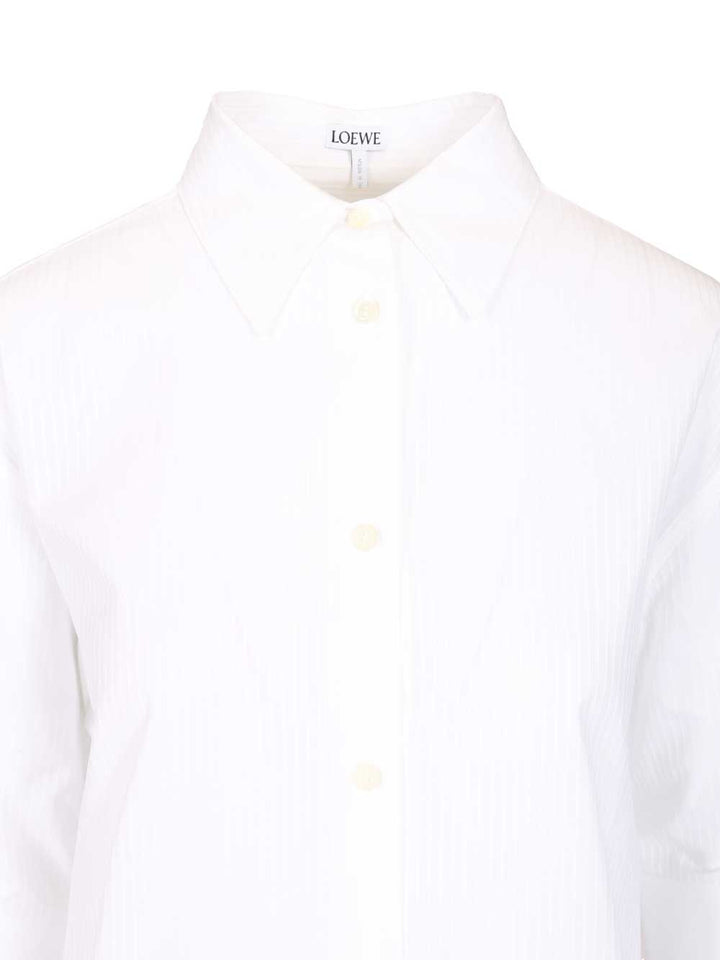 Loewe Cotton Shirt Shirts - White | e14818821738d42334f890f423f9649913131e08