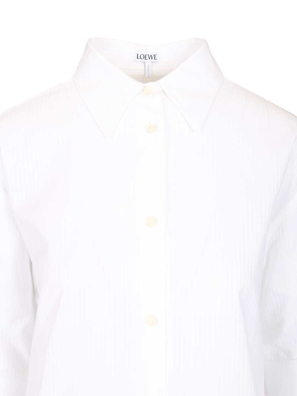Loewe Cotton Shirt Shirts - White | e14818821738d42334f890f423f9649913131e08