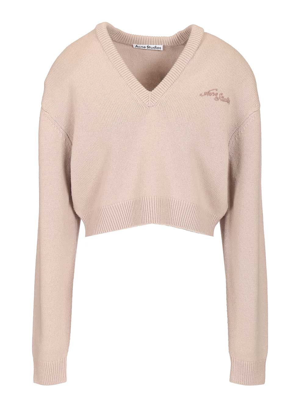 Acne Studios Wool Sweater Knitwear - Grey | d3b804387ae5572b19dd1defca94228f3ba3029a