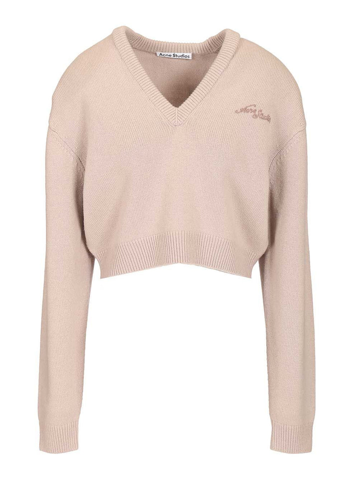 Acne Studios Wool Sweater Knitwear - Grey | d3b804387ae5572b19dd1defca94228f3ba3029a