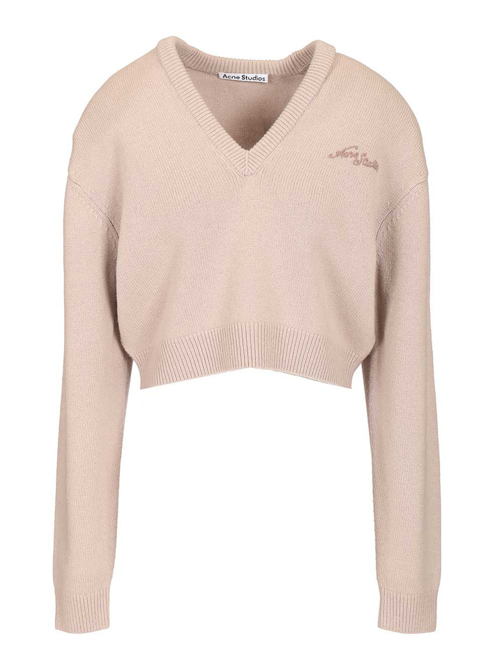 Acne Studios Wool Sweater Knitwear - Grey | 58044c04d6ae91ac5ece99c244f402ae88b6debe
