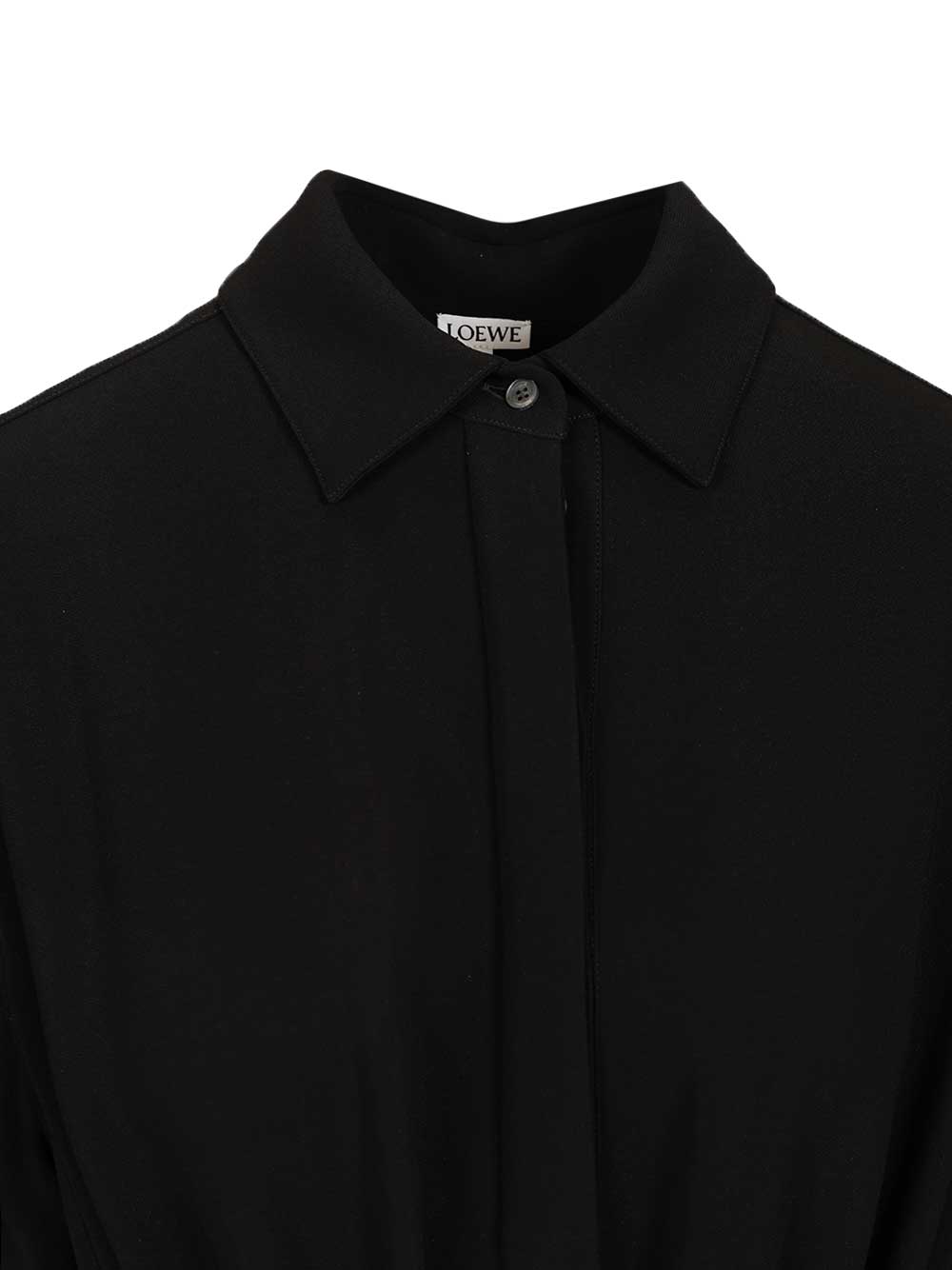Loewe Stretch Viscose Dress Dresses - Black | 4acbca181d5e519de8161d7f7e95d03d0525eedc
