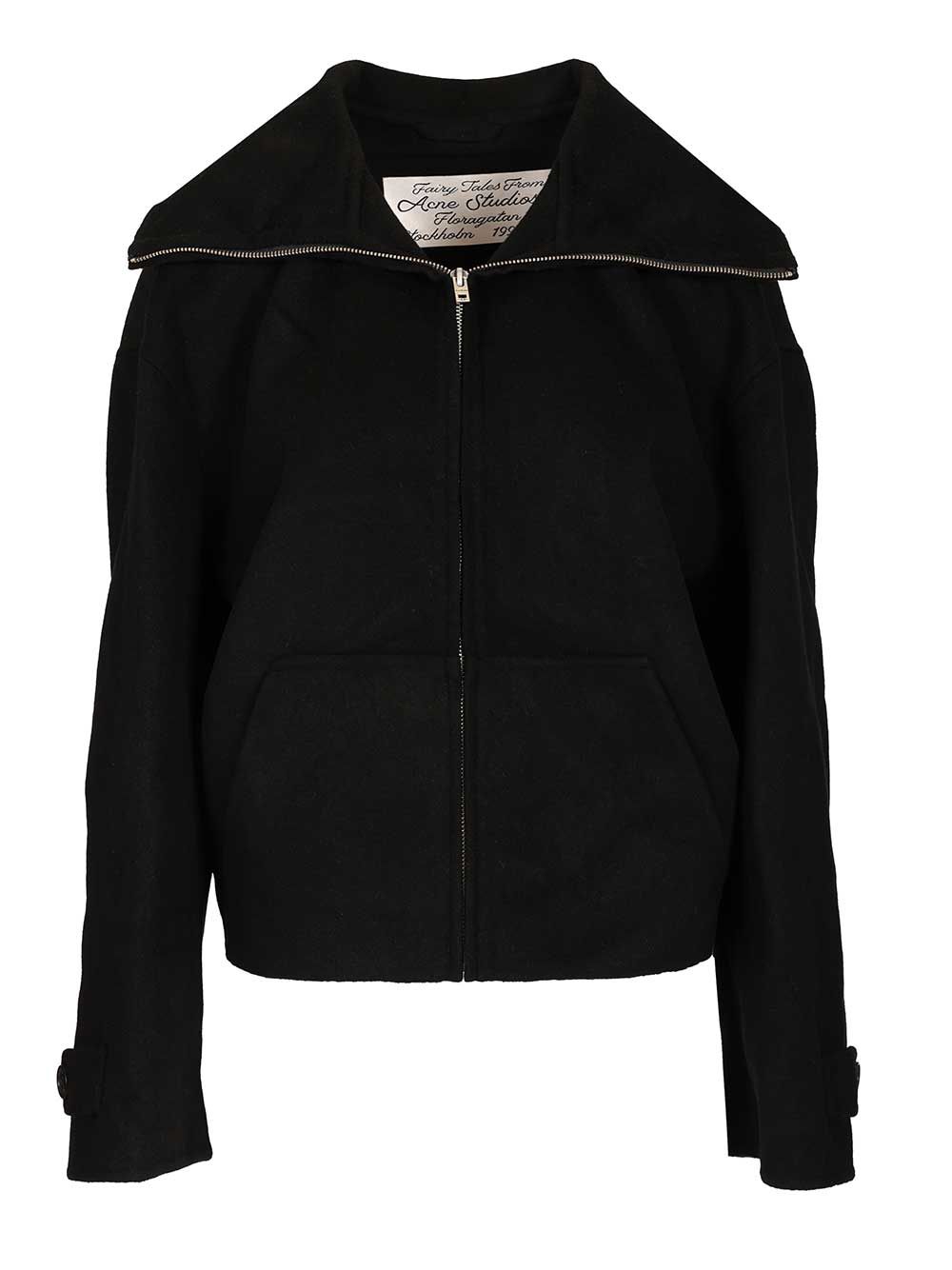 Acne Studios Wool Jacket Knitwear - Black | 844bb3bf810eb9a845e62fbccddbbbc73f0955fe