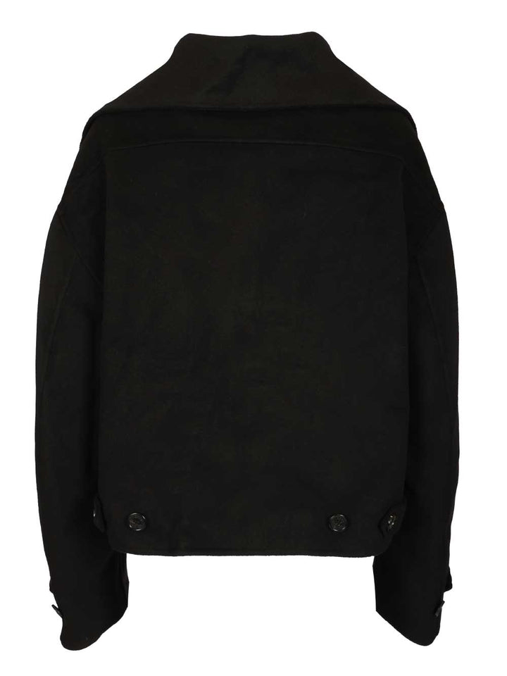 Acne Studios Wool Jacket Knitwear - Black | aea88eb38f923f96979eee3d306c50487c4f43b5