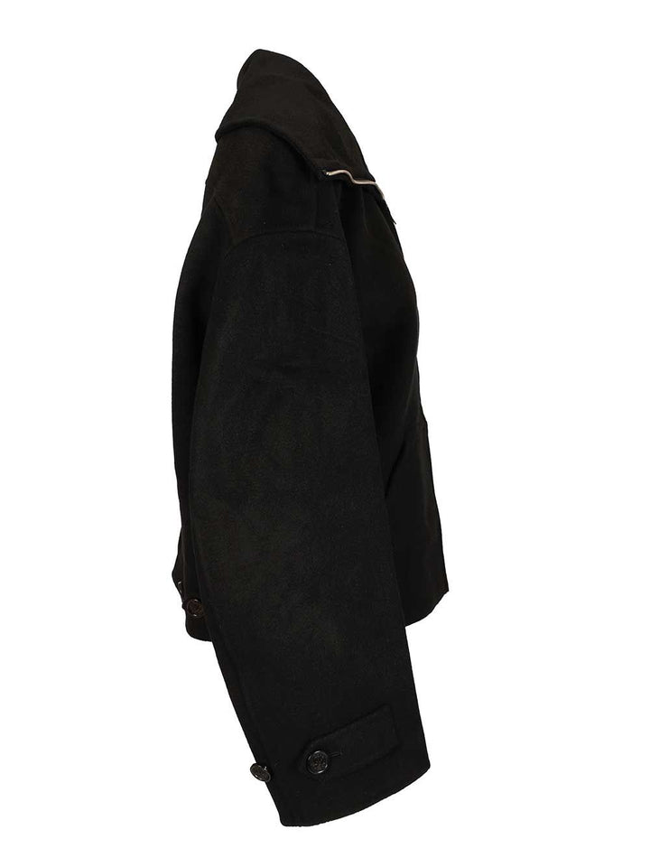 Acne Studios Wool Jacket Knitwear - Black | 65f4513e4998b2e028784c892522cf83a7bf393f
