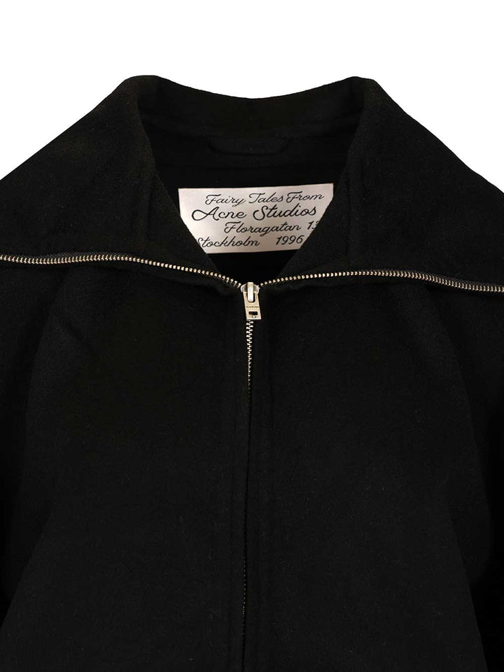 Acne Studios Wool Jacket Knitwear - Black | f184b8cd8887f0d3d8bc611472e222ff83c66a67