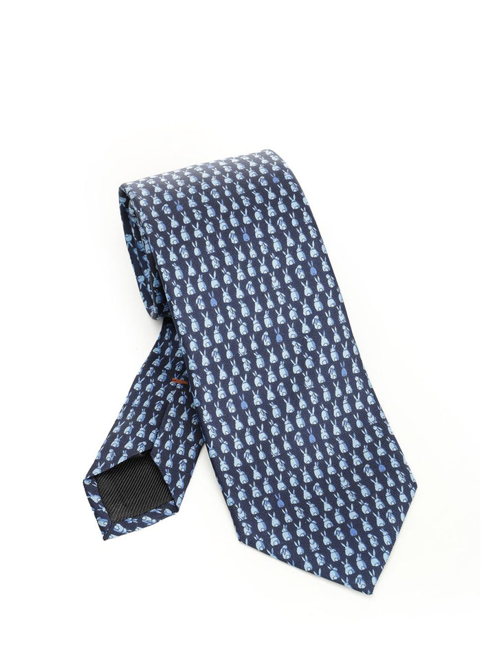 Ermenegildo Zegna Silk Tie Ties And Bow Ties - Blue | 7cb49073187f22ed1671a50a19d4020909e4ff6d