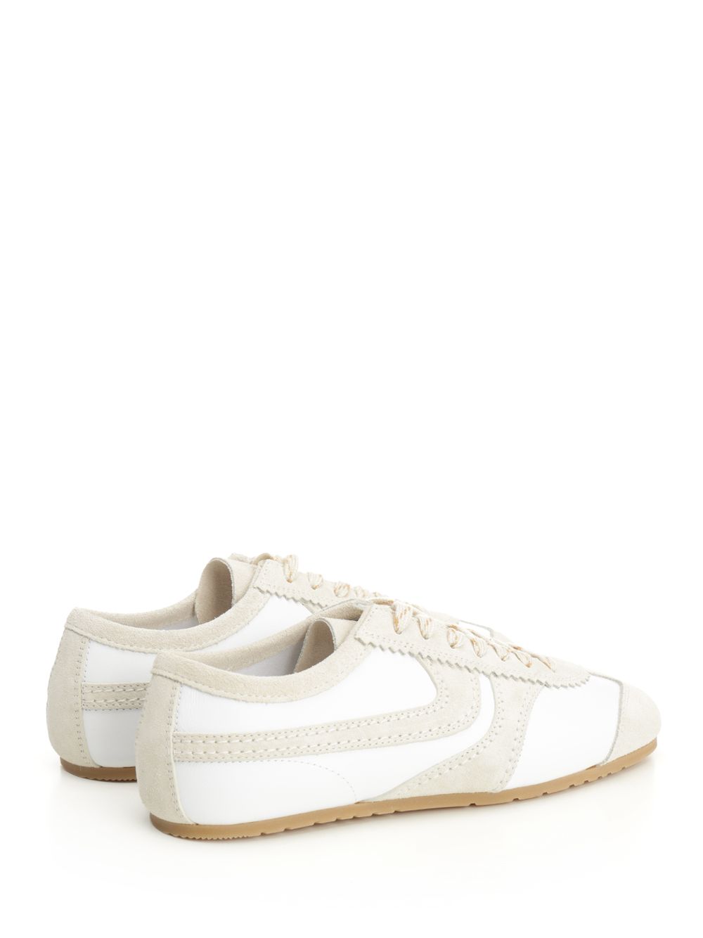 Dries Van Noten Suede Sneakers - White | 8d416a7dea92257c3fc8ee3761a54935e895f199