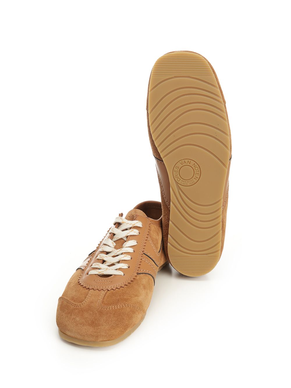 Dries Van Noten Suede Sneakers - Brown | bbafa4aca13a25f530c1d64dbaa04c7096100b6e