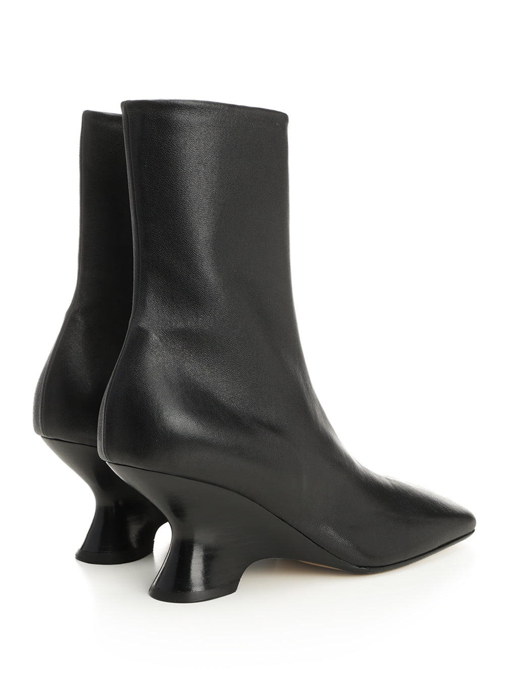 Dries Van Noten Leather Ankle Boots - Black | 667e82e44d5ab120737d99b1d81cd34a71359fe5