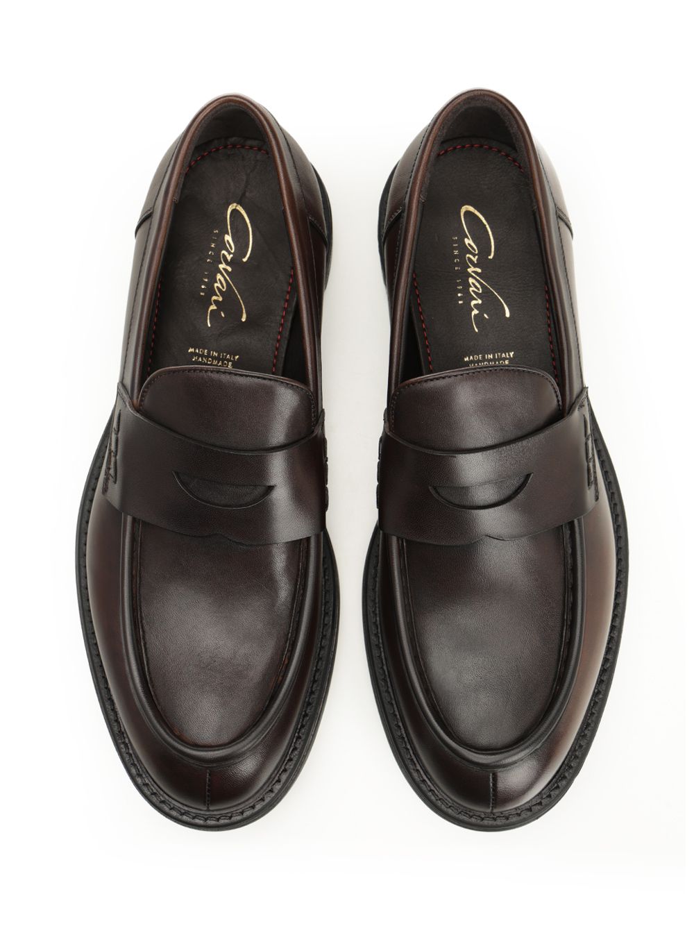 Corvari Penny Loafer Loafers - Brown | 53700ca3525aafe48871cd0c9140346300e67de9
