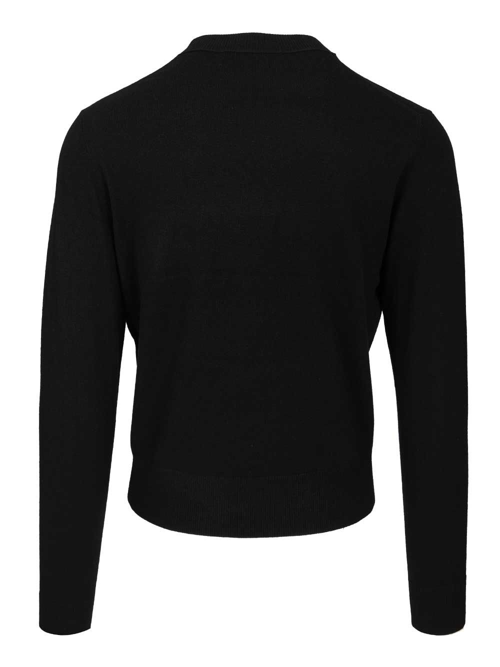Acne Studios Crew Neck Sweater Knitwear - Black | 77f26857d1e82c64b180f3a4e71c73a847d37361