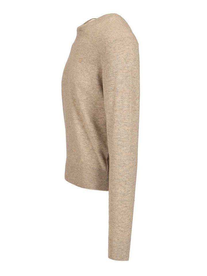 Acne Studios Crew Neck Sweater Knitwear - Grey | 0a586e6a35f696687a915543a22ffef762ef6eda