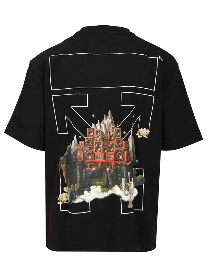 Off-White Landscape Arrow T-Shirt - Black | 57bc550f022d030e88cd7290b9375d65b9239389