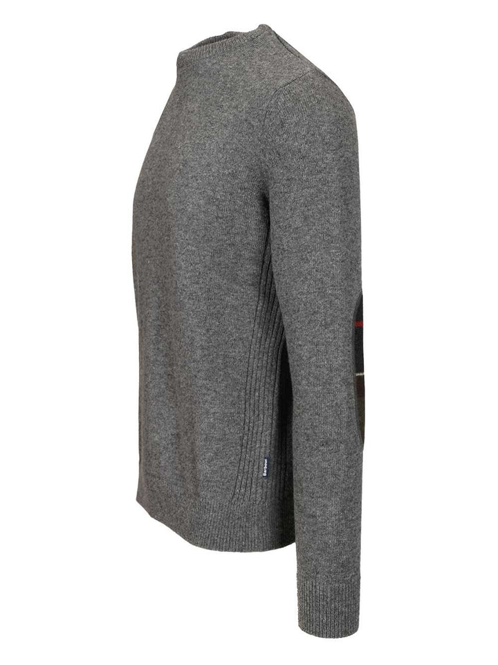 Barbour Holden Sweater Knitwear - Grey | 8b16b8b9c98b479ecb284dfbdd4970bbf78cd443