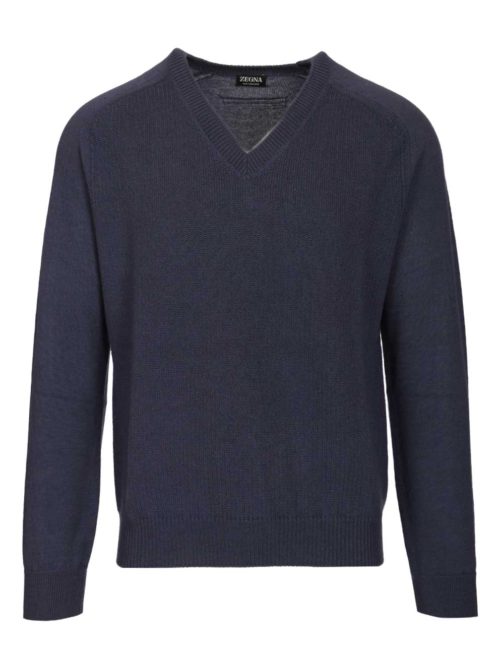 Ermenegildo Zegna Oasi Cashmere Sweater Knitwear - Blue | ca8641e52c581ab3e1706826325a91d1cdd98cad