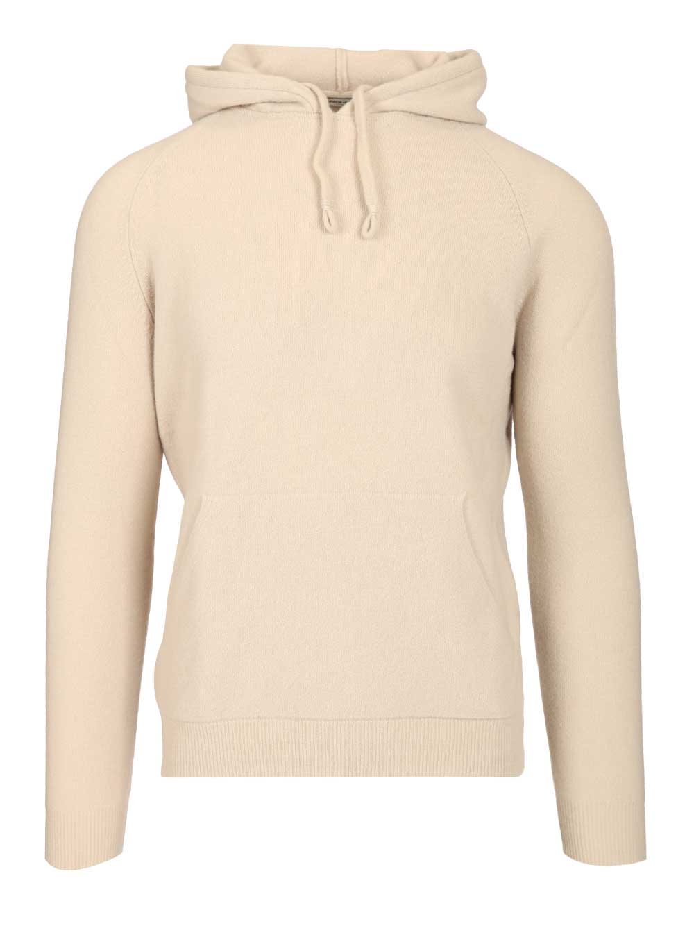 Al Duca D'Aosta Mohair Hooded Sweater Knitwear - Beige | a47fc3c0d0c8247b5b7e502a677441497c83d55b