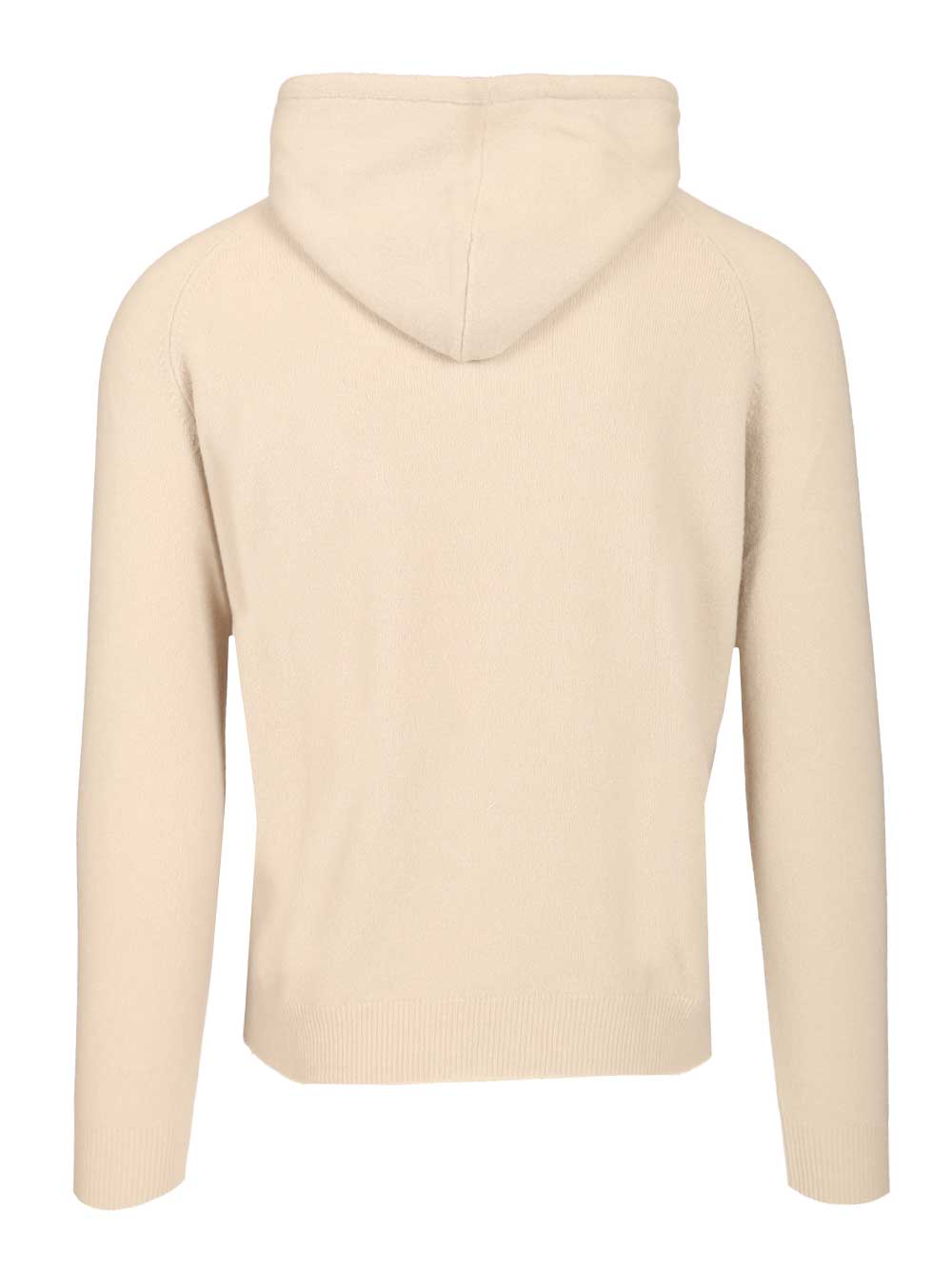 Al Duca D'Aosta Mohair Hooded Sweater Knitwear - Beige | bb8d46c7466d1da8279e6d920df6f7c8499cdf6c